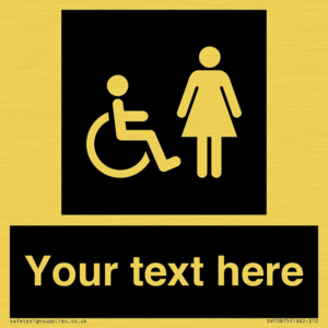 Custom information: black panel disabled and female